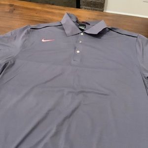 Nike Tiger Woods Collection Polo - Size Large - Grey